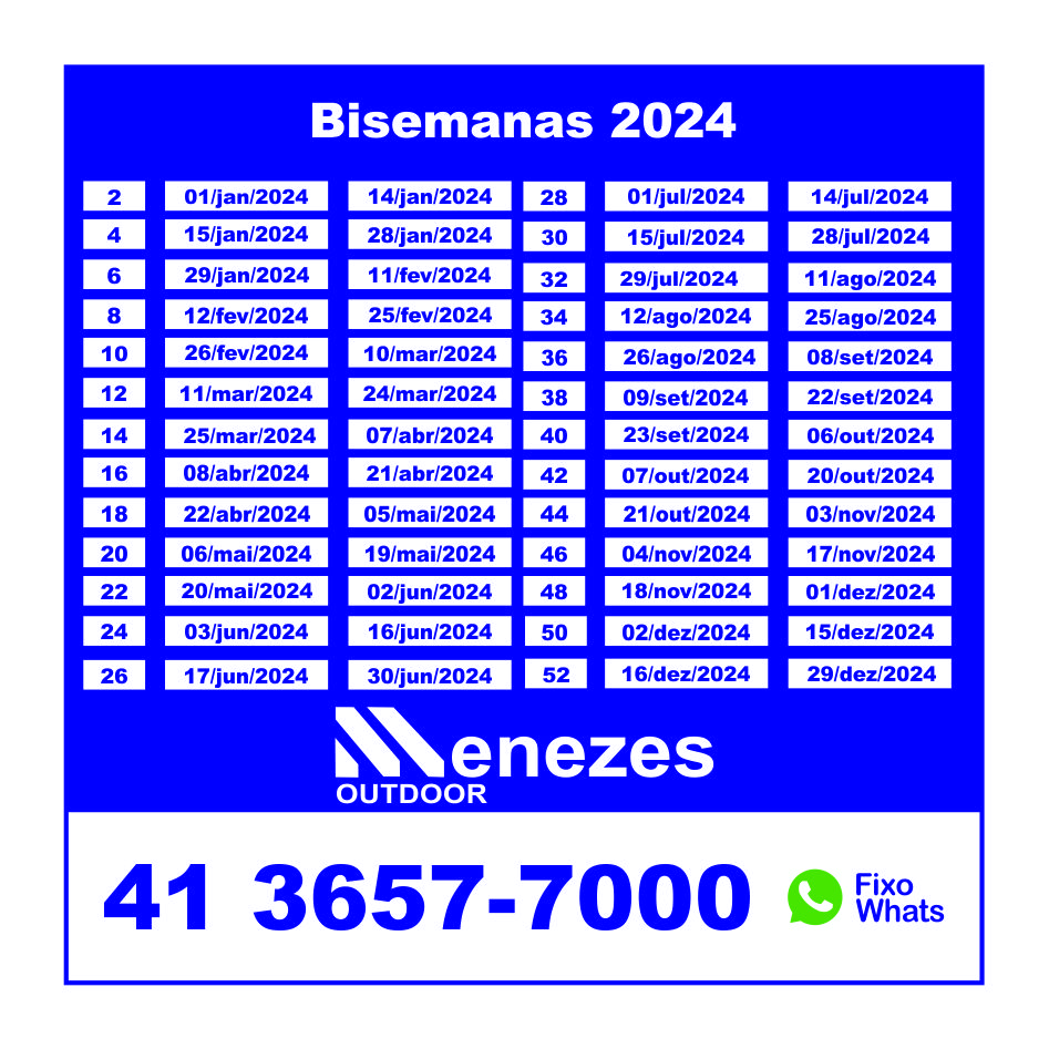 Bisemanas 2024